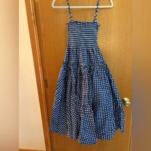 Hill House Nap Dress Dark Blue